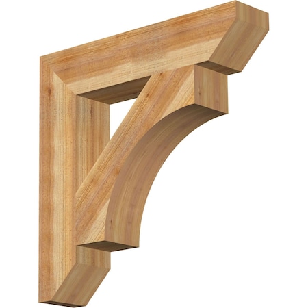 Ekena Millwork Westlake Slat Rough Sawn Bracket, Western Red Cedar, 6"W x 30"D x 30"H BKT06X30X30WTL06RWR